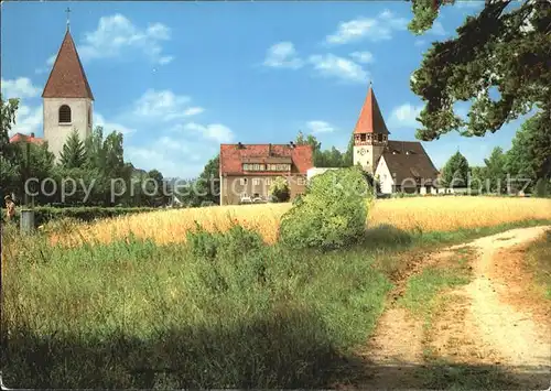 Schwarzenbruck Kirche St Josef und Martin Luther Kirche Kat. Schwarzenbruck