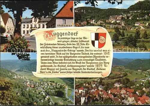 Muggendorf Fraenkische Schweiz Teilansichten Kat. Wiesenttal