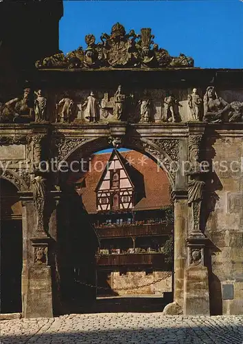 Bamberg Alte Hofhaltung Das Reiche Tor Kat. Bamberg