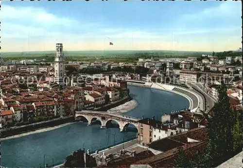 Verona Veneto Panorama Ponte Romano Kat. Verona