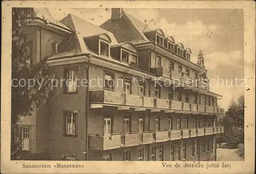 Masevaux Haut Rhin Alsace Sanatorium Kat. Masevaux