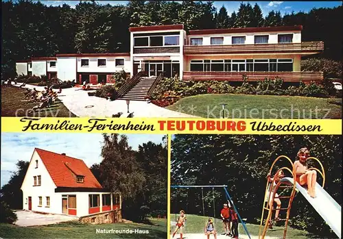 Ubbedissen Familienferienheim Teutoburg Naturfreundehaus Kinderspielplatz Kat. Bielefeld