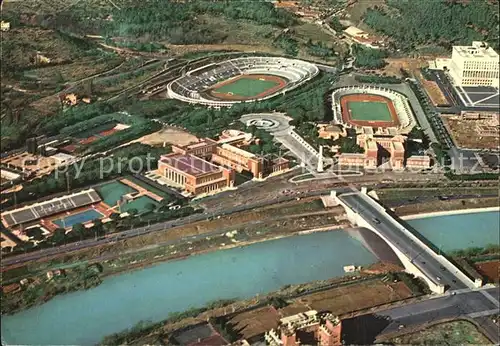 Roma Rom Foro Italico Sportstaetten Stadion Fliegeraufnahme Kat. 