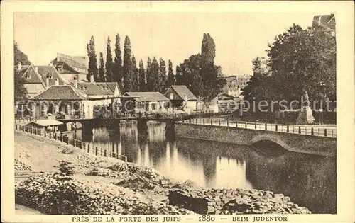 Strassburg Elsass Beim Judentor Kat. Strasbourg