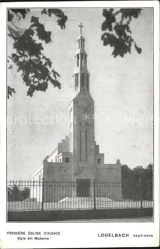 Wintzenheim Colmar Logelbach Elsaessische Kirche Moderner Stil  Kat. Wintzenheim