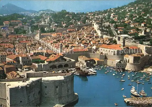 Dubrovnik Ragusa Fliegeraufnahme Kat. Dubrovnik