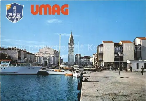 Umag Umago Istrien Hafen Kat. Kroatien