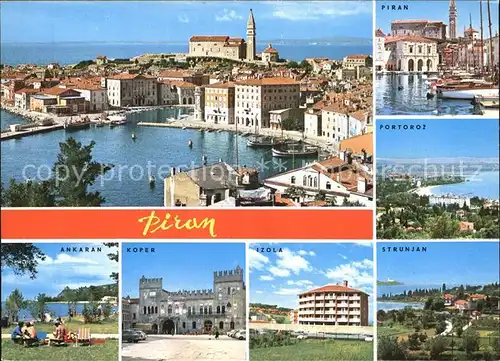 Piran Portoroz Strunjan Izola Koper Ankaran  Kat. Piran