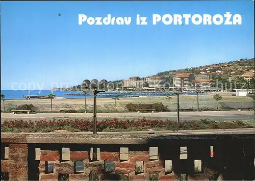 Portoroz Teilansicht  Kat. Slowenien