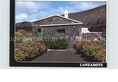 Lanzarote Kanarische Inseln Typisches Haus