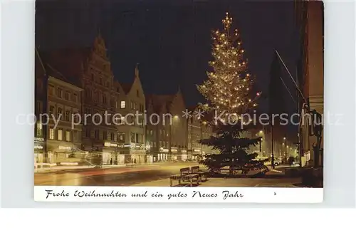 Landshut Isar Weihnachtsgruesse Kat. Landshut
