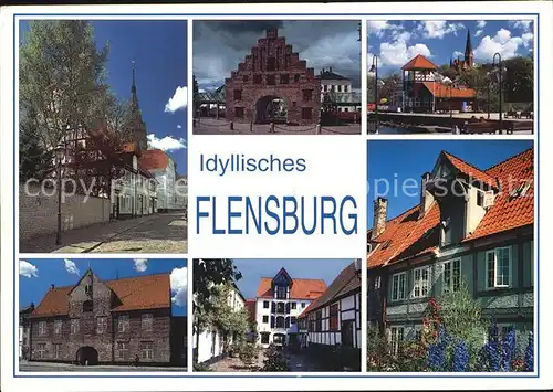 Flensburg Stadtmotive Nordertor Kat. Flensburg