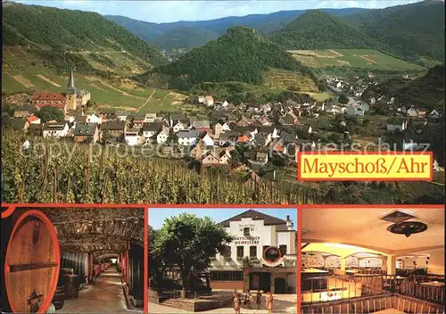Mayschoss Panorama Weinkellerei Mayschoss Gastraum Kat. Mayschoss