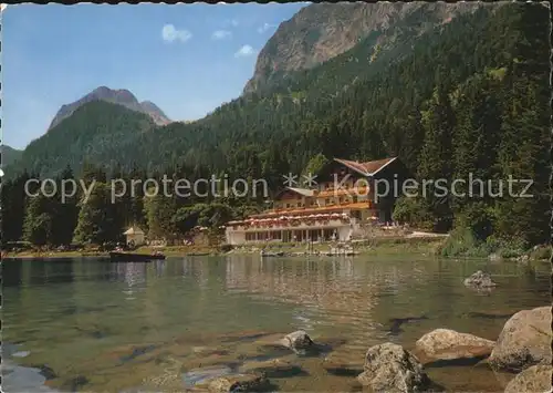 Hintersee Berchtesgaden Seehotel Gamsbock Kat. Berchtesgaden