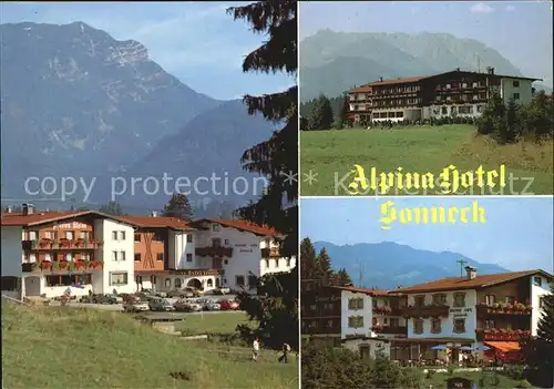 Koessen Tirol Alpina Hotel Sonneck Alpenblick Kat. Koessen