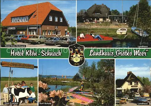 Bedekaspel Landhaus Grosses Meer Hotel Restaurant Kloen Schnack Grosses Meer Kat. Suedbrookmerland