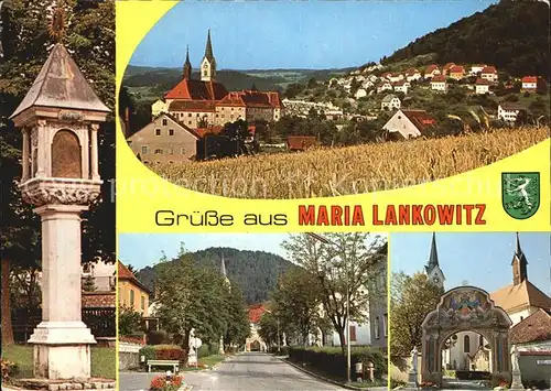 Maria Lankowitz Franziskanerkloster 15. Jhdt. Wallfahrtskirche Bildstock Kat. Maria Lankowitz