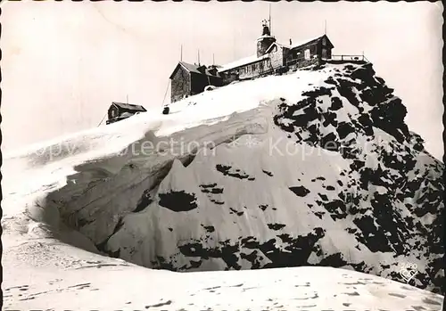 Zittelhaus mit Observatorium am Sonnblick Hohe Tauern Kat. Rauris