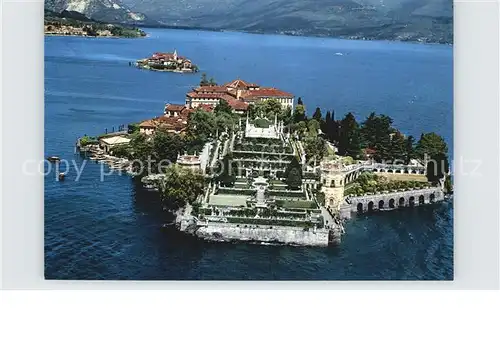 Lago Maggiore Fliegeraufnahme Isola Bella Kat. Italien