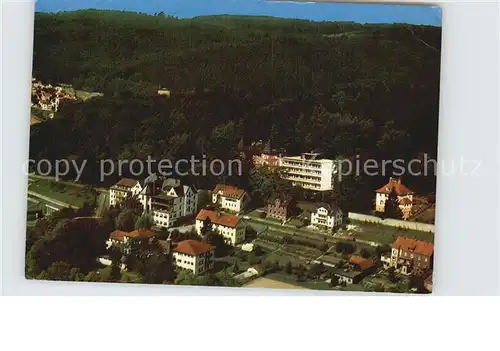 Salmuenster Bad Soden Fliegeraufnahme Heilbad mit Vogelsberg und Spessart Kat. Bad Soden am Taunus