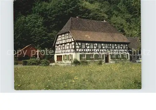 Glottertal Gasthaus zur Schlossmuehle Kat. Glottertal Schwarzwald