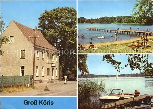 Gross Koeris HOG Zur Eisenbahn Freibad Schulzensee Klein Koeriser See Kat. Gross Koeris