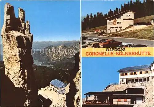 Dolomiten Rosengartengruppe Rifugio Coronelle Koelnerhuette Kat. Italien