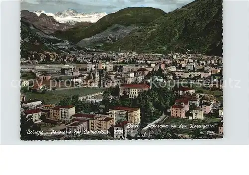 Bolzano Panorama mit dem Rosengarten Kat. Bolzano