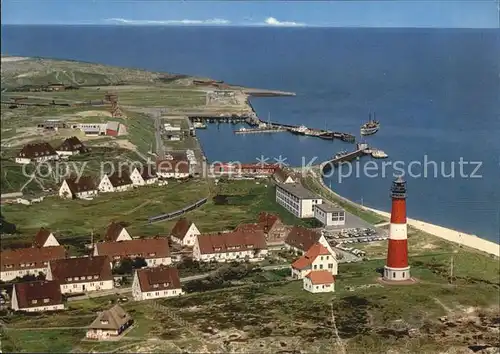 Hoernum Sylt Leuchtturm Hafen Nordseebad Fliegeraufnahme Kat. Hoernum (Sylt)