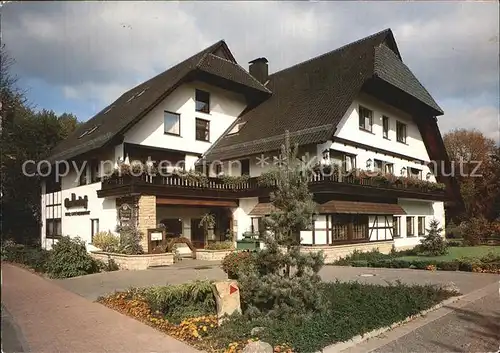 Luebbecke Westfalen Hotel Quellenhof Cafe Restaurant Kat. Luebbecke