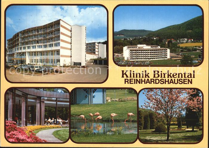 Reinhardshausen Parkland Klinik Flamingos Kurpark Kurcentrum Fontaene