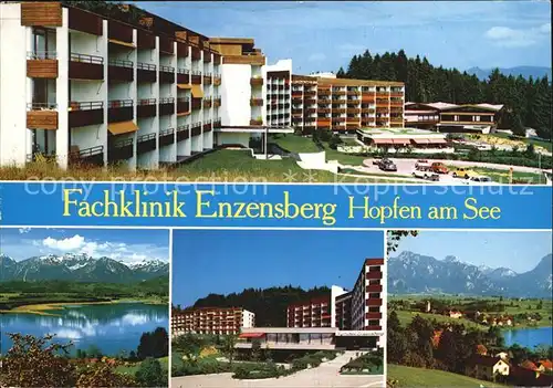 Hopfen See Fachklinik Enzensberg Hopfensee Alpenpanorama Kat. Fuessen