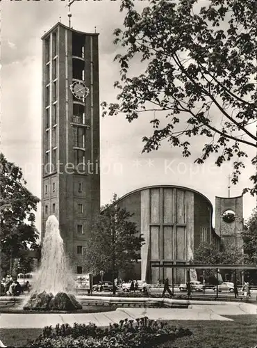 Muenchen Neue Matthaeuskirche Springbrunnen Kat. Muenchen