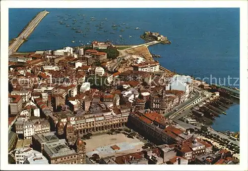 La Coruna Vista aerea Kat. Spanien