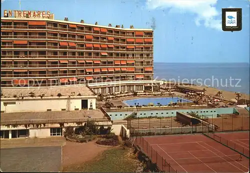 La Manga del Mar Menor Hotel Entremares Tennis Swimming Pool Strand