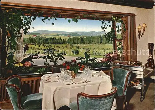 Hinterzarten Parkhotel Adler im Schwarzwald Restaurant Kat. Hinterzarten