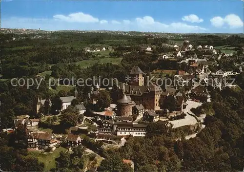 Burg Wupper Schloss Fliegeraufnahme Kat. Solingen