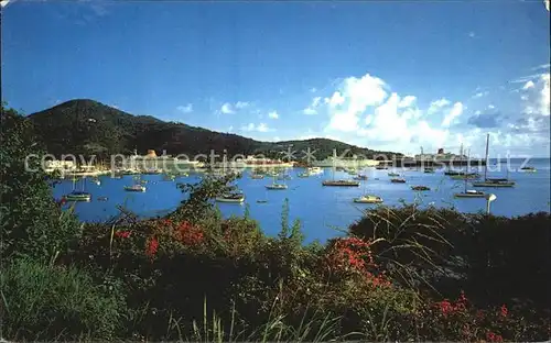 St Thomas Virgin Islands Panorama WestIndia Dock
