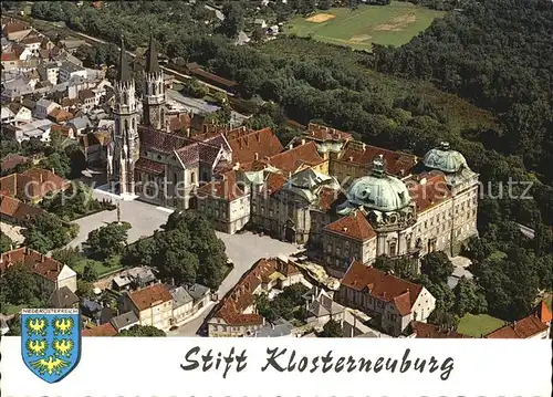 Klosterneuburg Fliegeraufnahme mit Stift Kat. Klosterneuburg