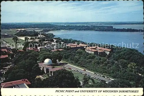 Madison Wisconsin Picnic Point and University of Wisconsin Dormitories Kat. Madison
