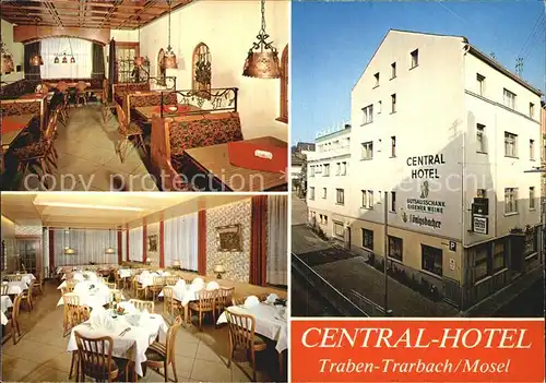 Traben Trarbach Central Hotel Restaurant Weinhaus Cornely Karte Nr 12908 H Kat. Traben Trarbach