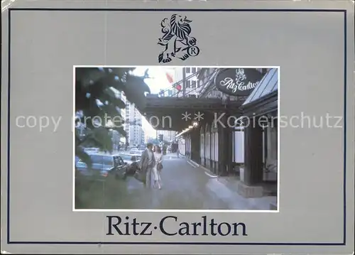 Montreal Quebec Ritz Carlton Hotel Kat. Montreal