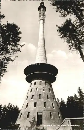 Ochsenkopf Rundfunkturm Kat. Spiegelau