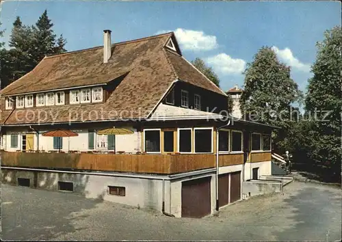 Loffenau Bad Herrenalb Hoehengasthaus Teufelsmuehle im Schwarzwald Kat. Bad Herrenalb