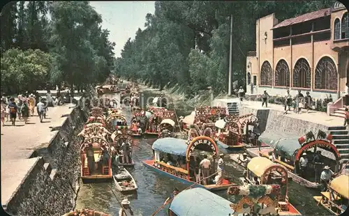 Xochimilco Flussparade Kat. Mexiko