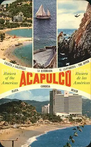 Acapulco Caleta La Querada El Clavadista Beach Kat. Acapulco