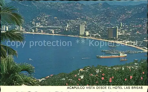 Acapulco Gesamtansicht mit Hotel Las Brisas Kat. Acapulco