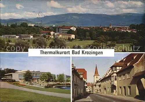 Bad Krozingen Teilansicht Kurpark Kirche Kat. Bad Krozingen