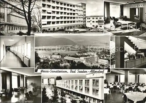 Bad Sooden Allendorf Werra Sanatorium  Inneres und Aussenansicht Kat. Bad Sooden Allendorf