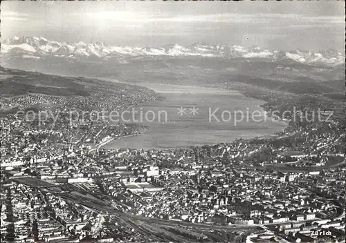 Zuerich ZH Fliegeraufnahme